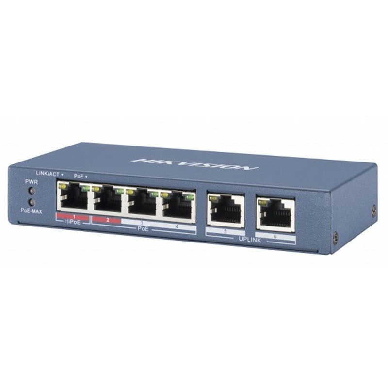 HIKVISION DS-3E0106P-E/M - PoE switch